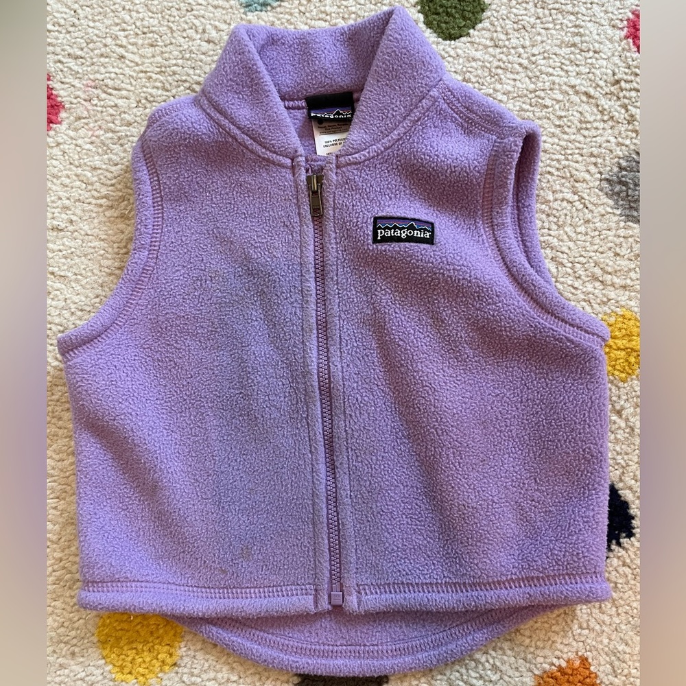 Patagonia baby fleece vest